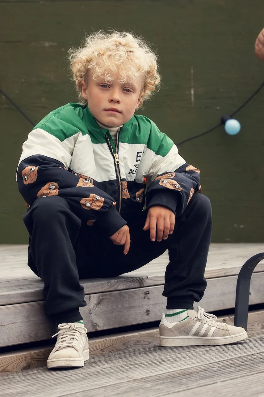 Dětská bomber bunda Mini Rodini E.T. černá barva, 25810100