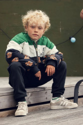 Dětská bomber bunda Mini Rodini E.T. černá barva, 25810100