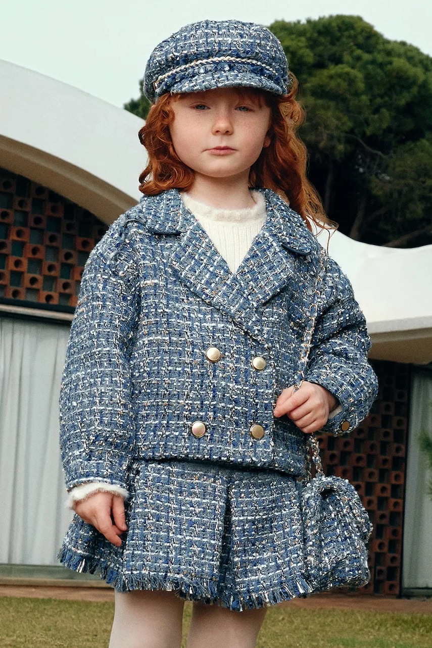 Dětská bunda Abel&Lula modrá barva, 5841