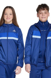Dětská bunda adidas modrá barva, JL7396