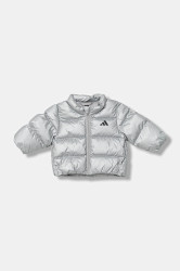 Dětská bunda adidas stříbrná barva, JM8870