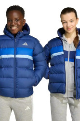 Dětská bunda adidas tmavomodrá barva, JL7431