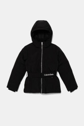 Dětská bunda Calvin Klein Jeans černá barva, IG0IG02976