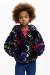 Dětská bunda Desigual černá barva, 25WGEW09