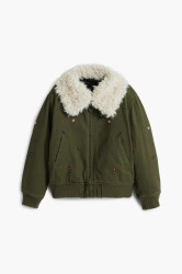 Dětská bunda Desigual zelená barva, 25WGEW12