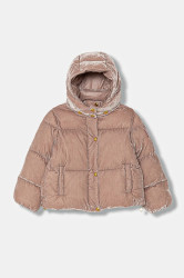 Dětská bunda Elisabetta Franchi růžová barva, EFGB129.C.NY295