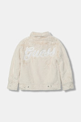 Dětská bunda Guess béžová barva, J5YL18 K8BV0