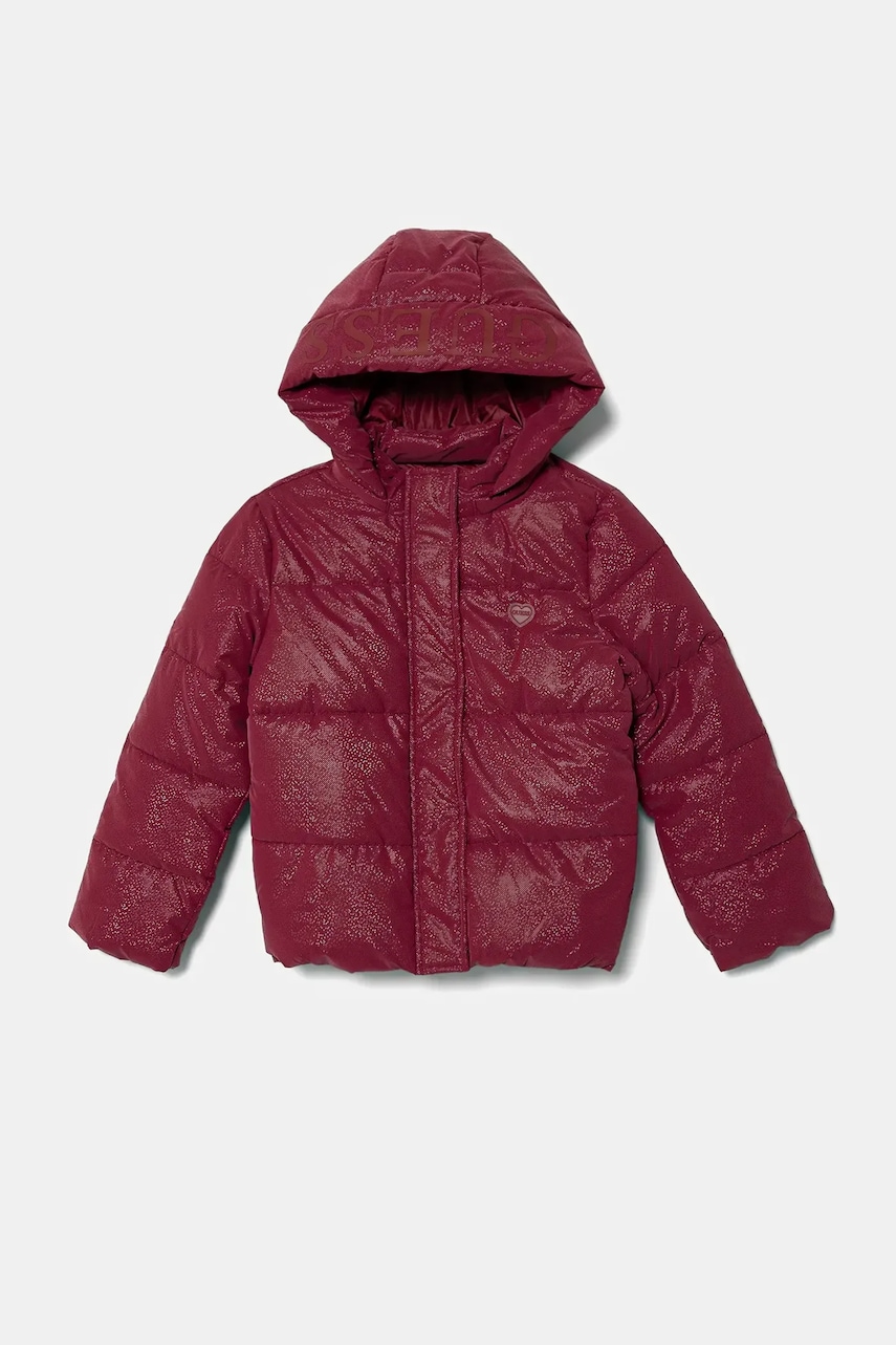 Dětská bunda Guess červená barva, J5BL13 WGIW0