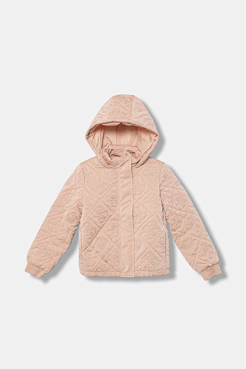 Dětská bunda Guess růžová barva, K5BL03 W3080