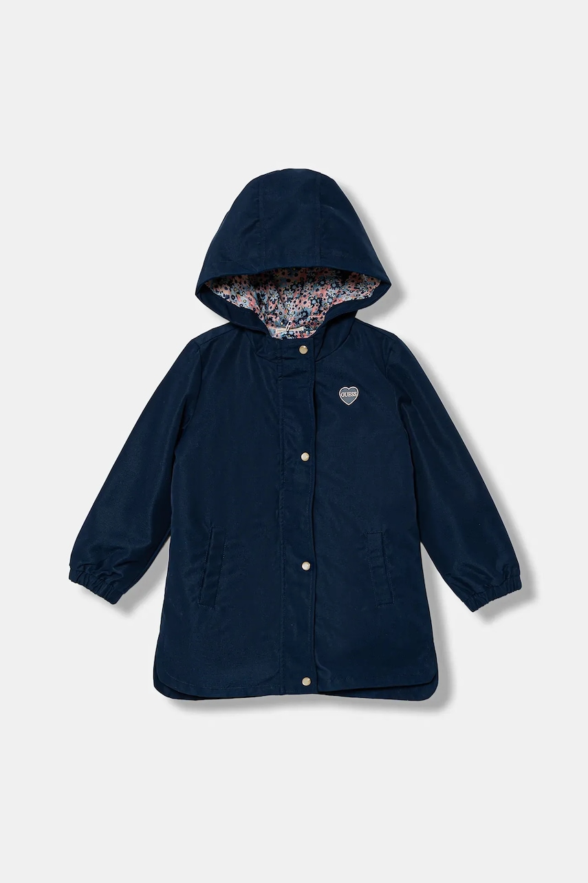 Dětská bunda Guess tmavomodrá barva, K5YL04 WFVK0