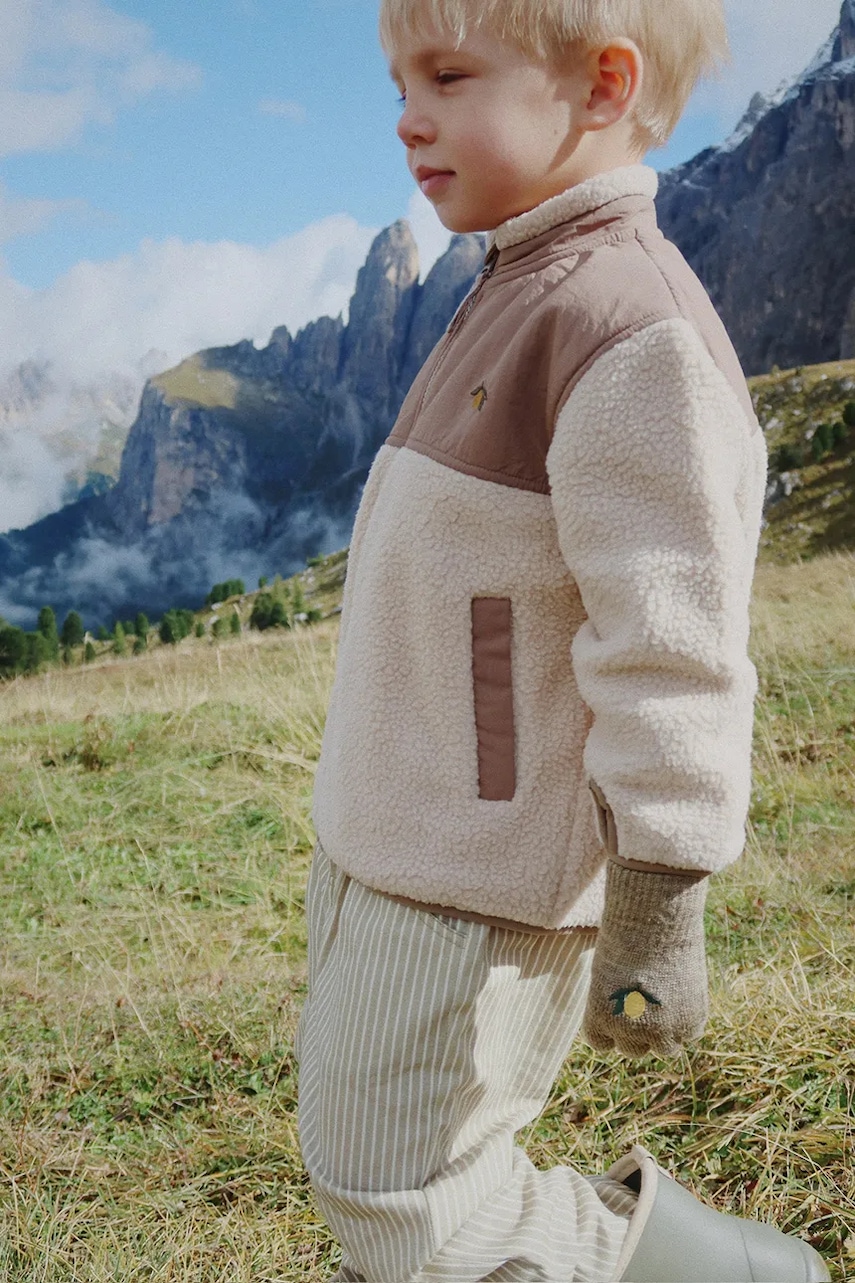 Dětská bunda Konges Sløjd FLYNN FLEECE JACKET GRS