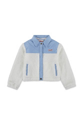 Dětská bunda Levi's BIG PKT SHEPA TRUCKER béžová barva, 4EN635