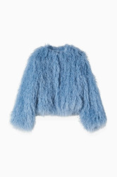 Dětská bunda Patrizia Pepe E066 modrá barva, 7O0041