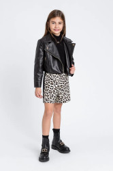 Dětská bunda Twinset černá barva, 252GJ2080