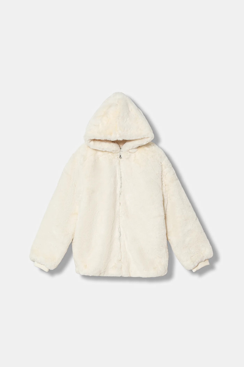 Dětská bunda United Colors of Benetton béžová barva, 2Q6TCN05E