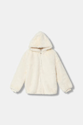 Dětská bunda United Colors of Benetton béžová barva, 2Q6TCN05E