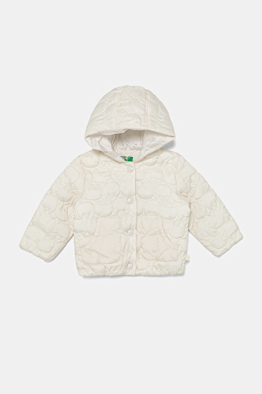 Dětská bunda United Colors of Benetton béžová barva, 2YCUGN042