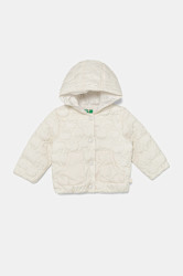 Dětská bunda United Colors of Benetton béžová barva, 2YCUGN042