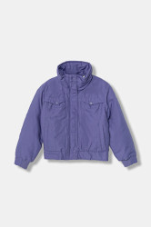 Dětská bunda United Colors of Benetton fialová barva, 2MDJCN06R