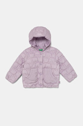 Dětská bunda United Colors of Benetton fialová barva, 2YCUGN042
