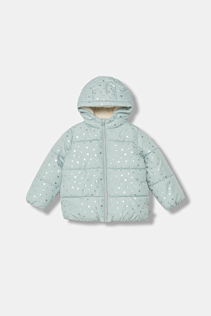 Dětská bunda United Colors of Benetton tyrkysová barva, 2NNQGN048