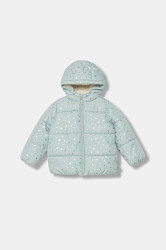 Dětská bunda United Colors of Benetton tyrkysová barva, 2NNQGN048