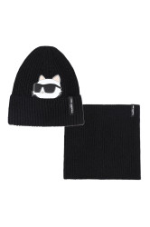 Dětská čepice a nákrčník Karl Lagerfeld