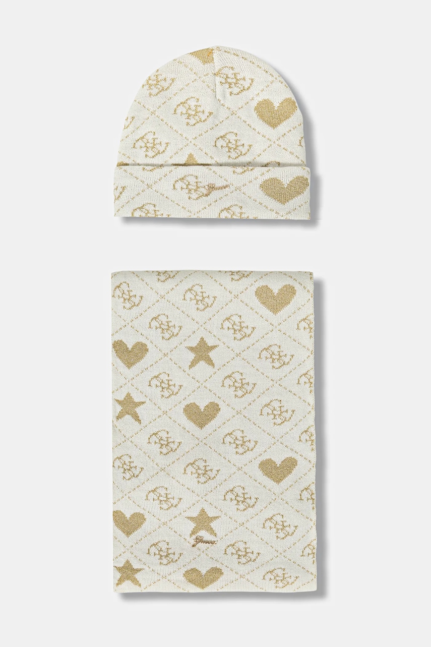 Dětská čepice a šátek Guess 2-pack