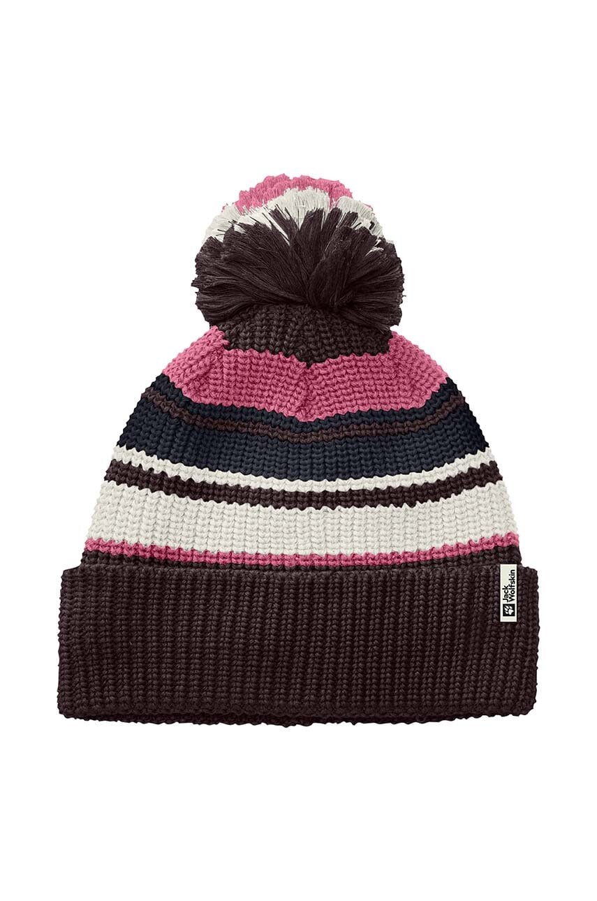 Dětská čepice Jack Wolfskin POMPOM BEANIE