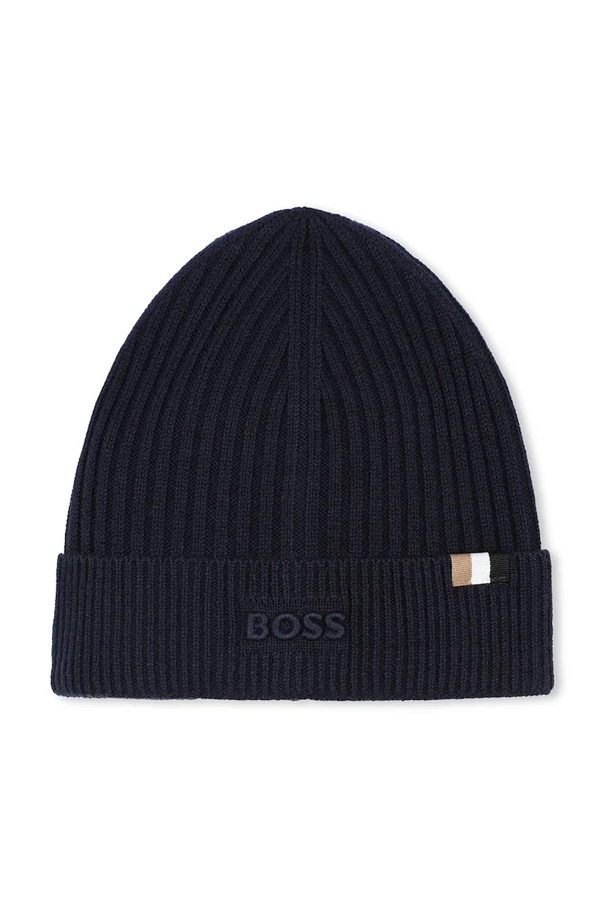 Dětská čepice s příměsí vlny BOSS