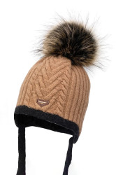 Dětská čepice s příměsí vlny Jamiks BROCK II