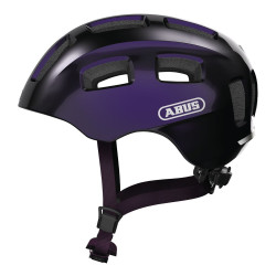 Dětská cyklo přilba Abus Youn-I 2.0 Black Violet S (48-54)