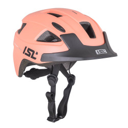 Dětská cyklo přilba s LED světlem ISL Lumiro Blush Pink S (51-56)