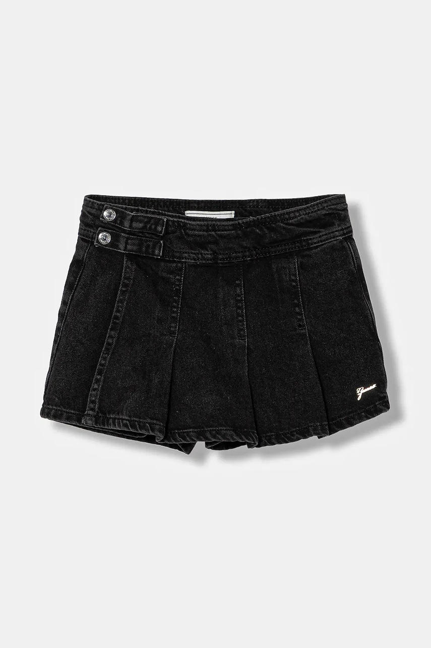 Dětská džínová kalhotová sukně Guess