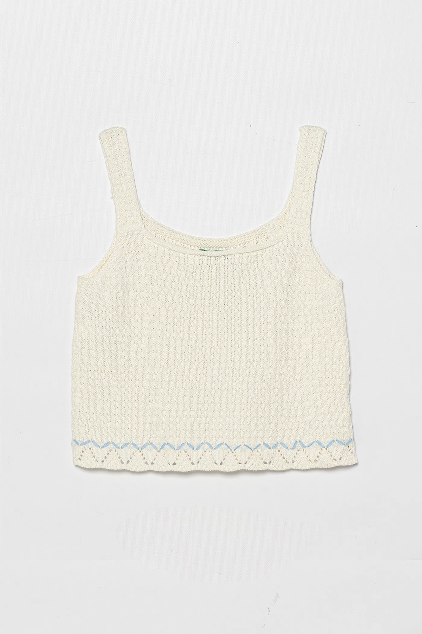 Dětská halenka United Colors of Benetton béžová barva, hladká, 114FQH00B