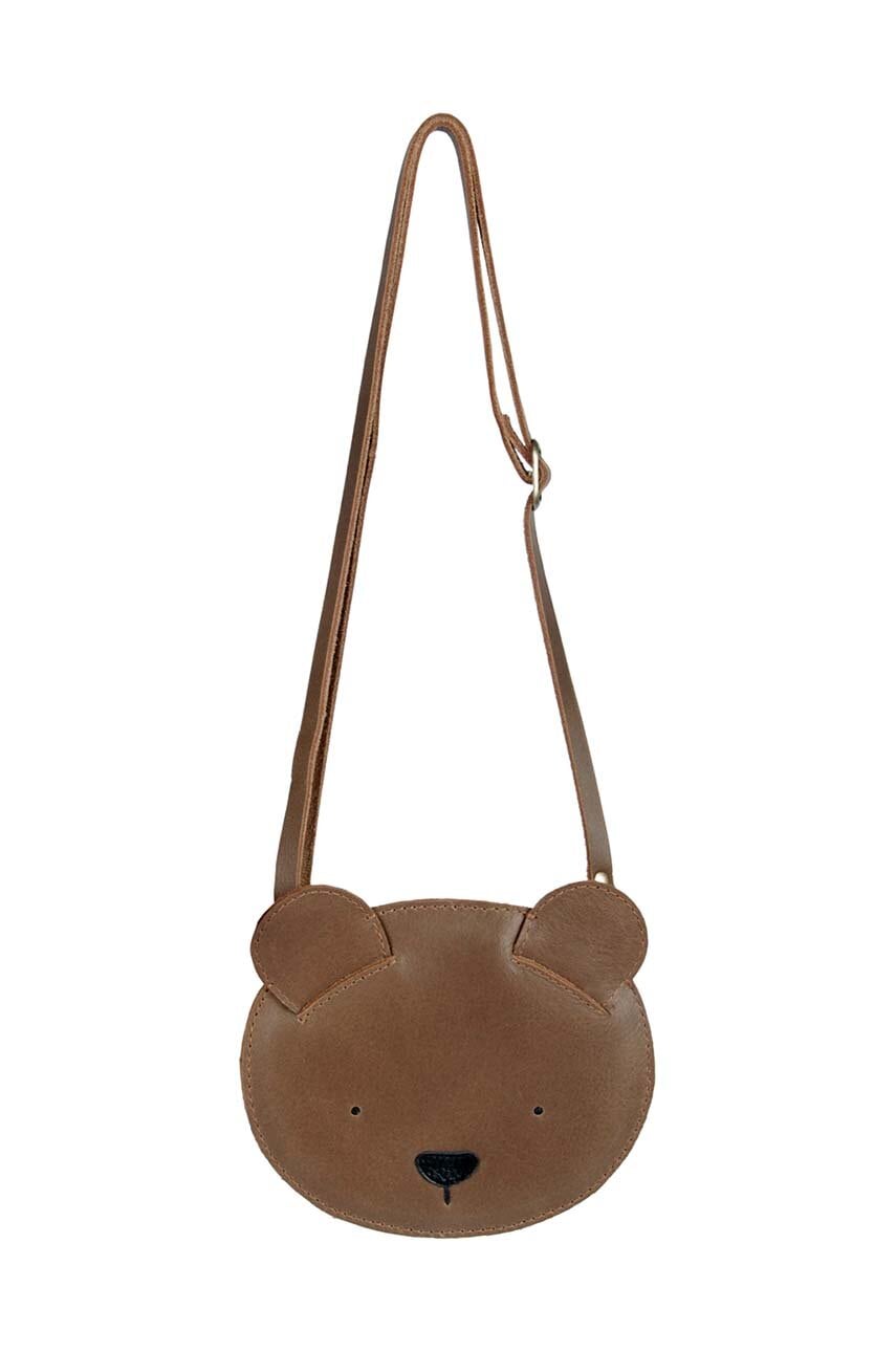 Dětská kožená kabelka Donsje Britta Classic Purse Bear