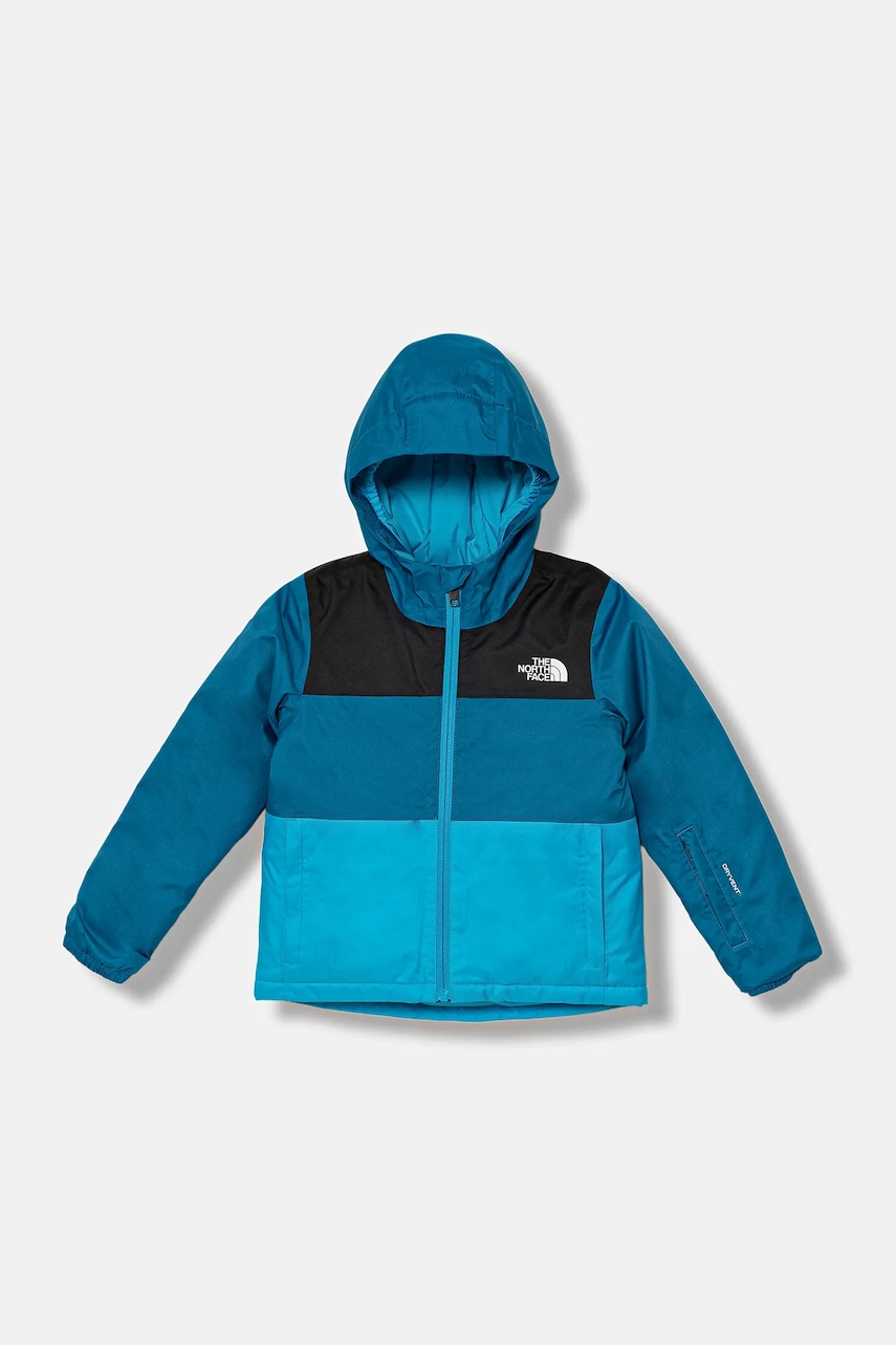 Dětská lyžařská bunda The North Face KID FREEDOM INSULATED JACKET modrá barva, NF0A88VKD201