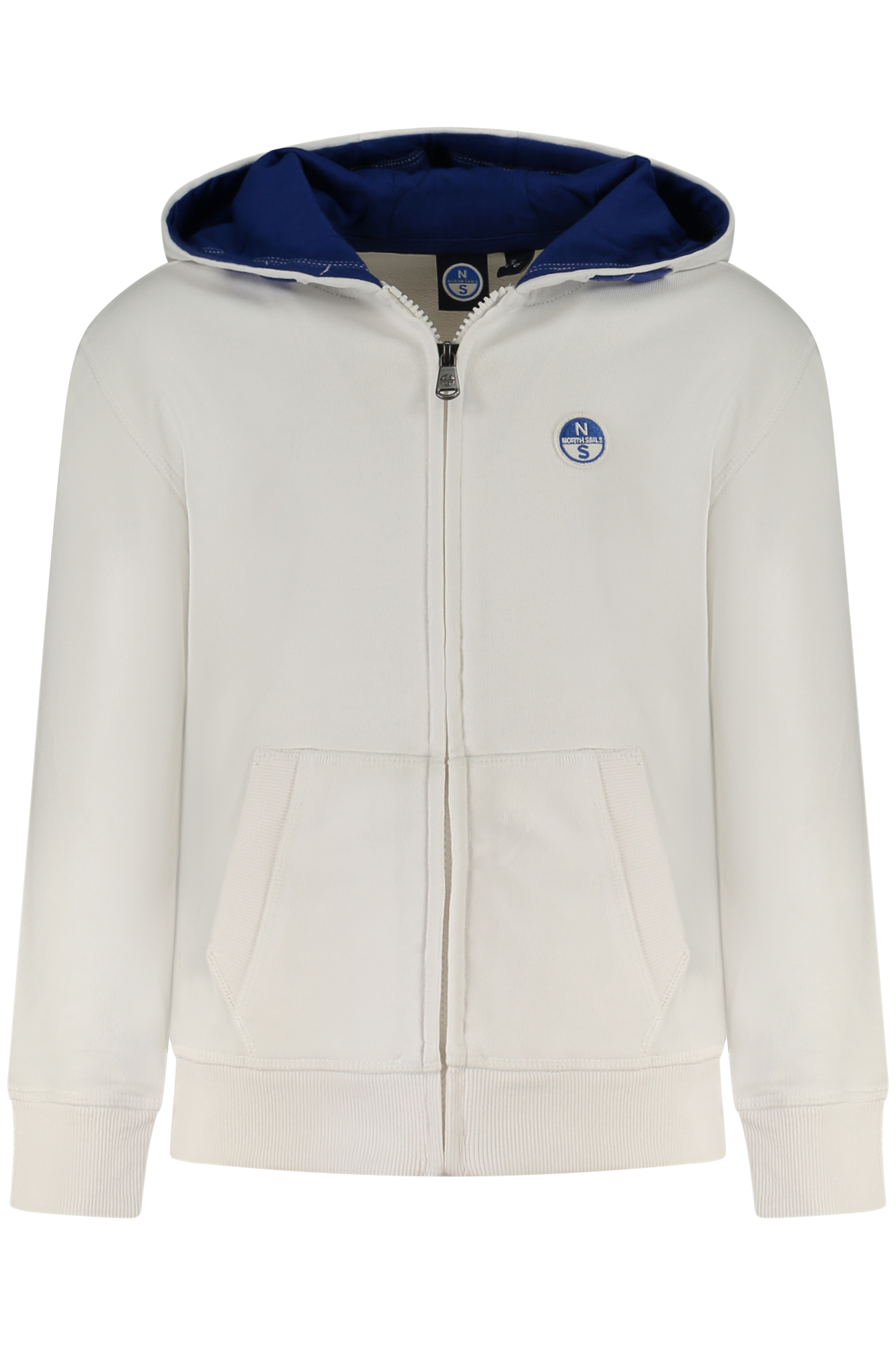 Dětská mikina na zip NORTH SAILS bílá