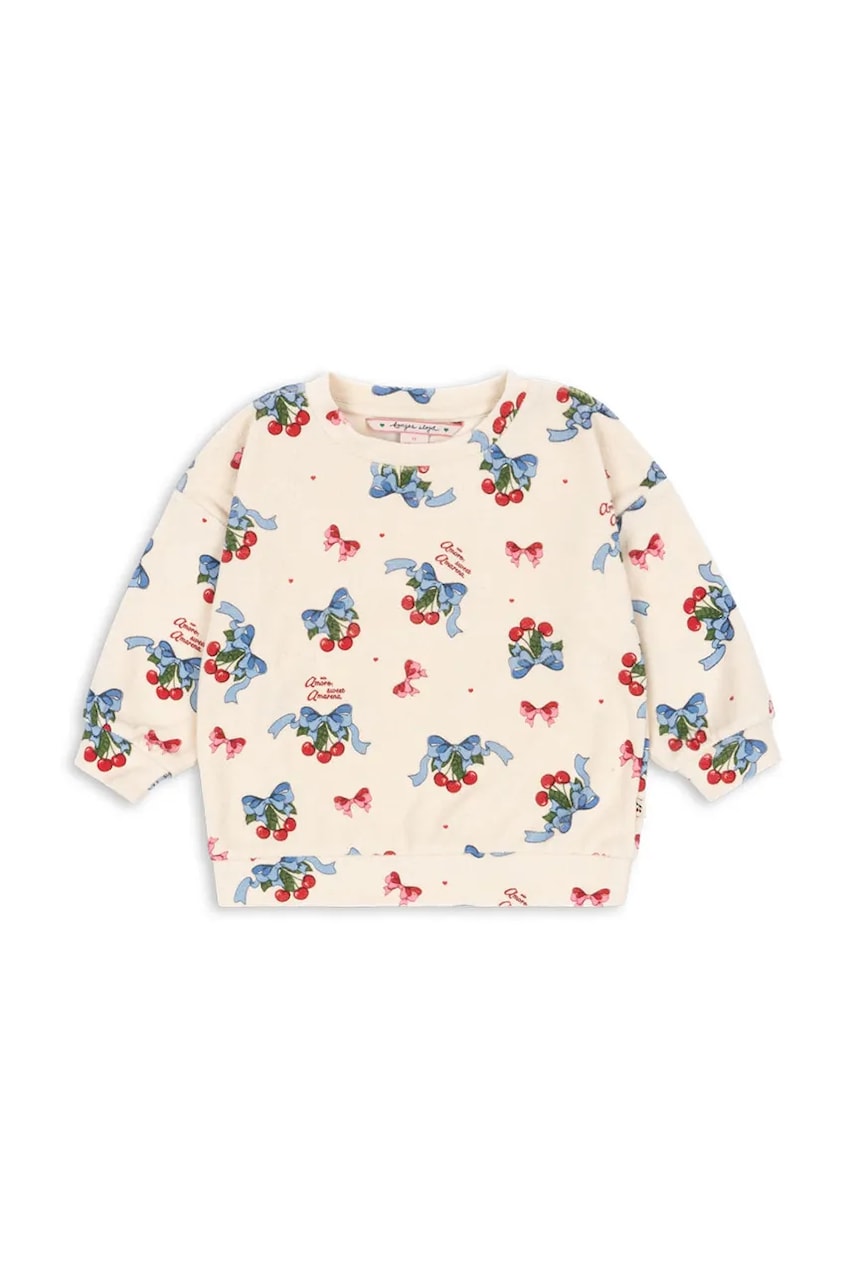 Dětská mikina s bavlnou Konges Sløjd ITTY SWEAT SHIRT GOTS