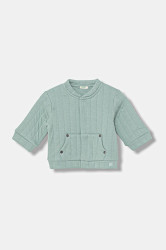 Dětská mikina United Colors of Benetton tyrkysová barva, hladká, 3JOEA501O