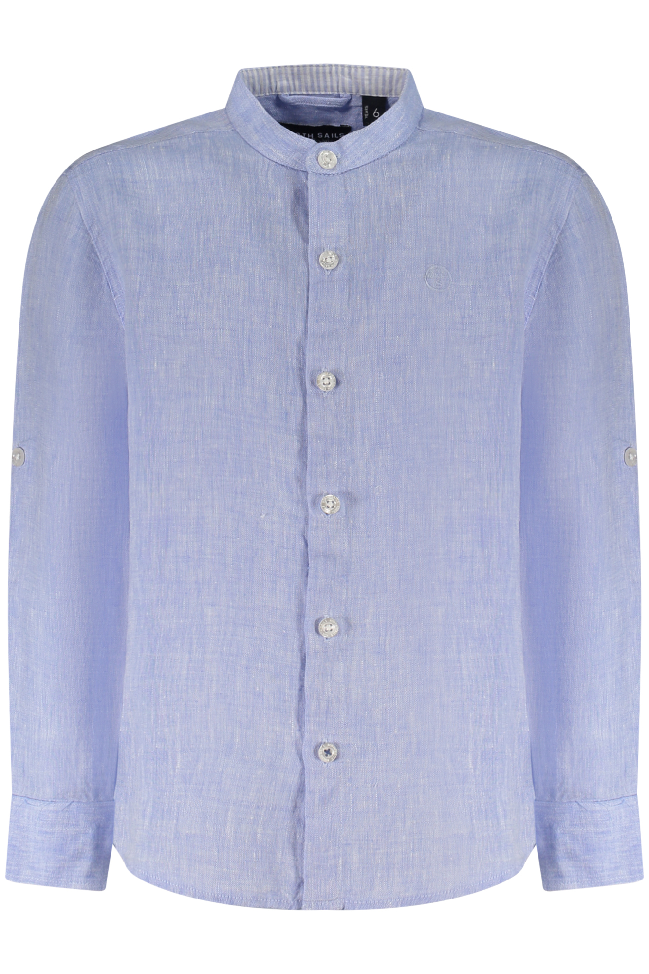 Dětská modrá košile s dlouhým rukávem