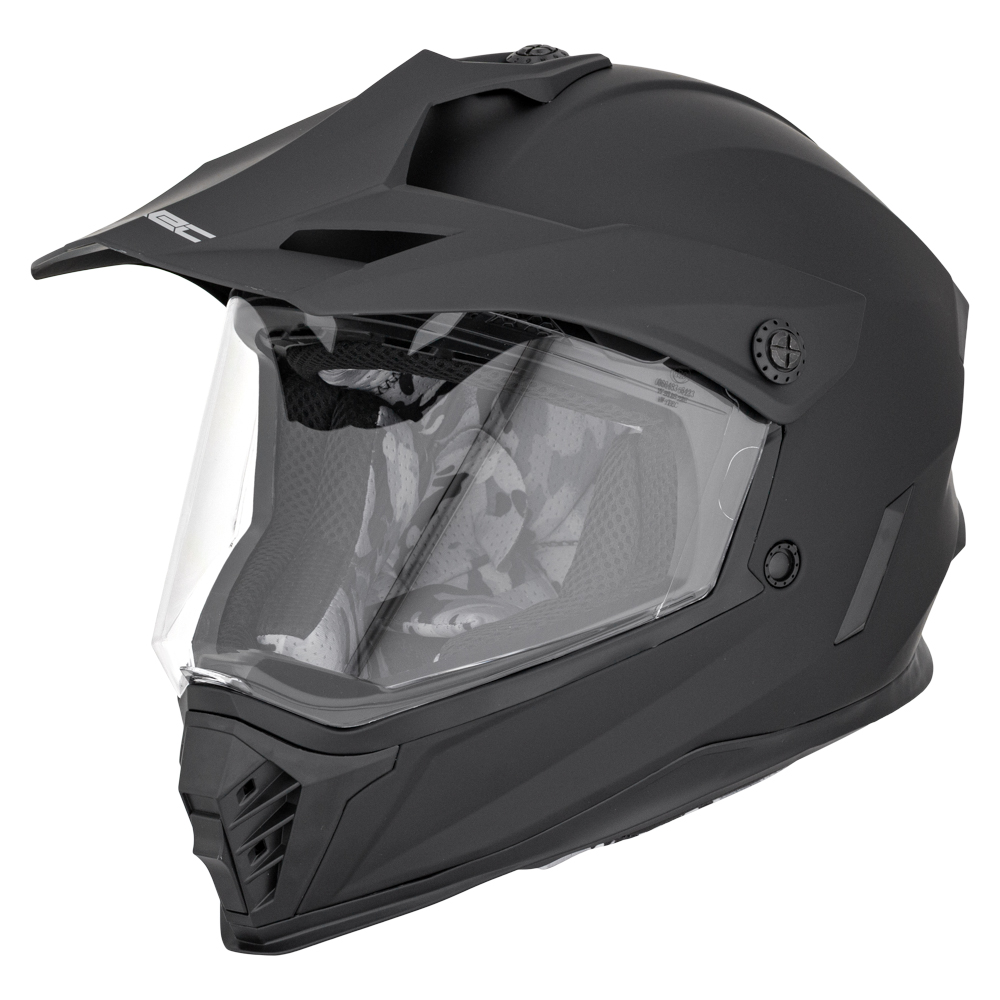 Dětská moto přilba W-TEC Benasqo černá matná S (49-50)