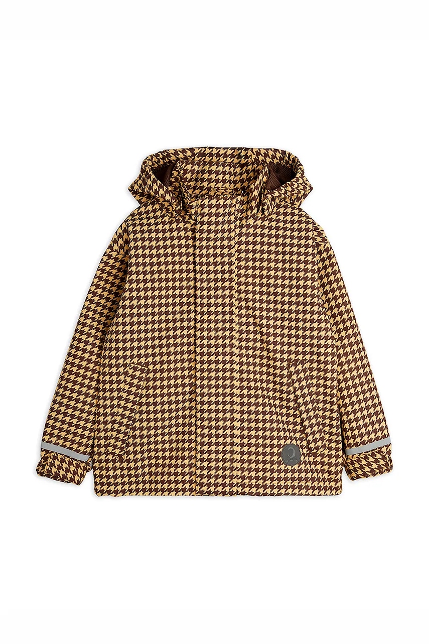 Dětská nepromokavá bunda Mini Rodini béžová barva, 11000275