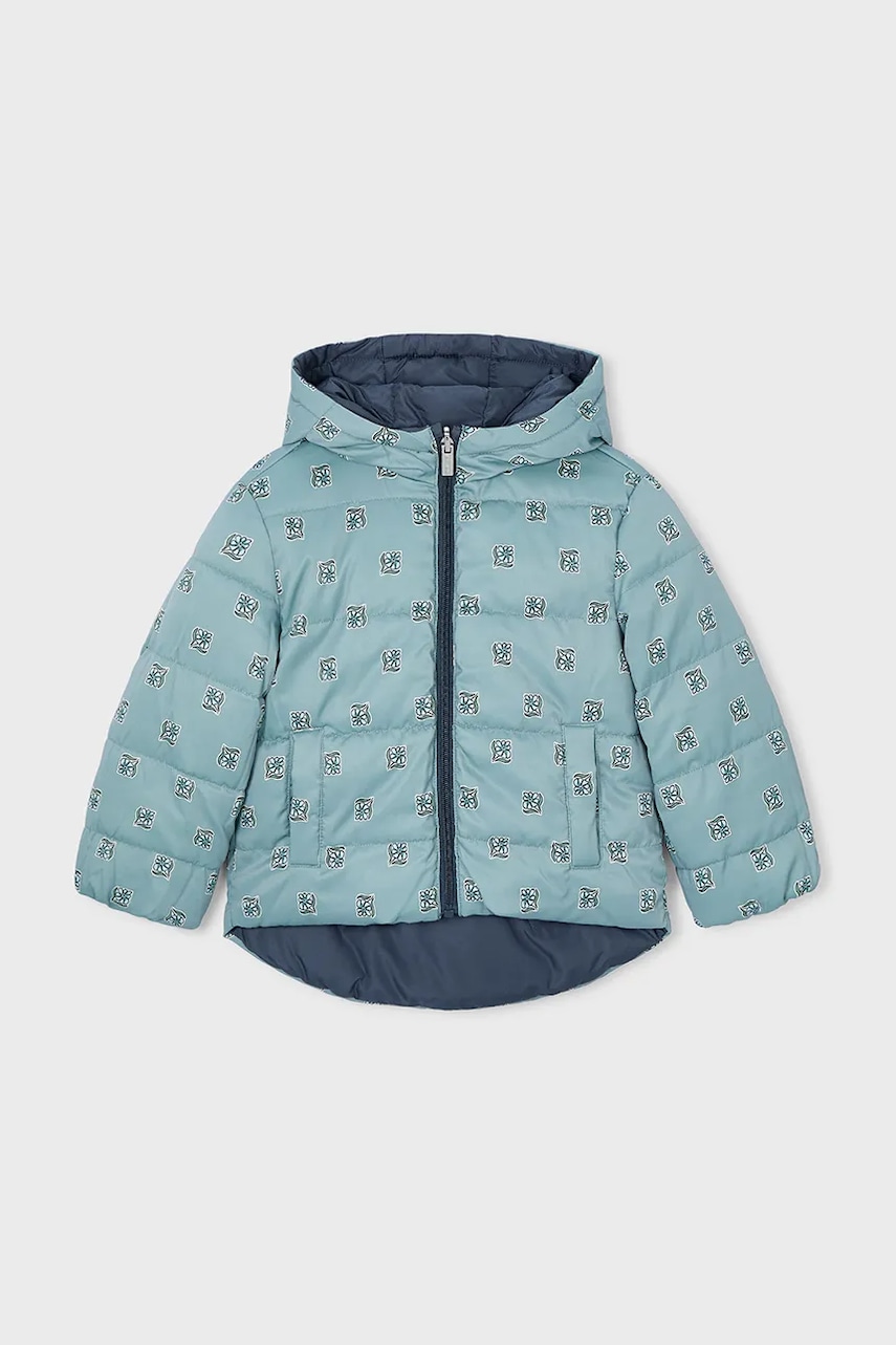 Dětská oboustranná bunda Mayoral modrá barva, 4444