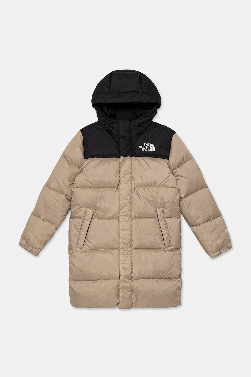 Dětská péřová bunda The North Face TEEN NUPTSE LONG PARKA