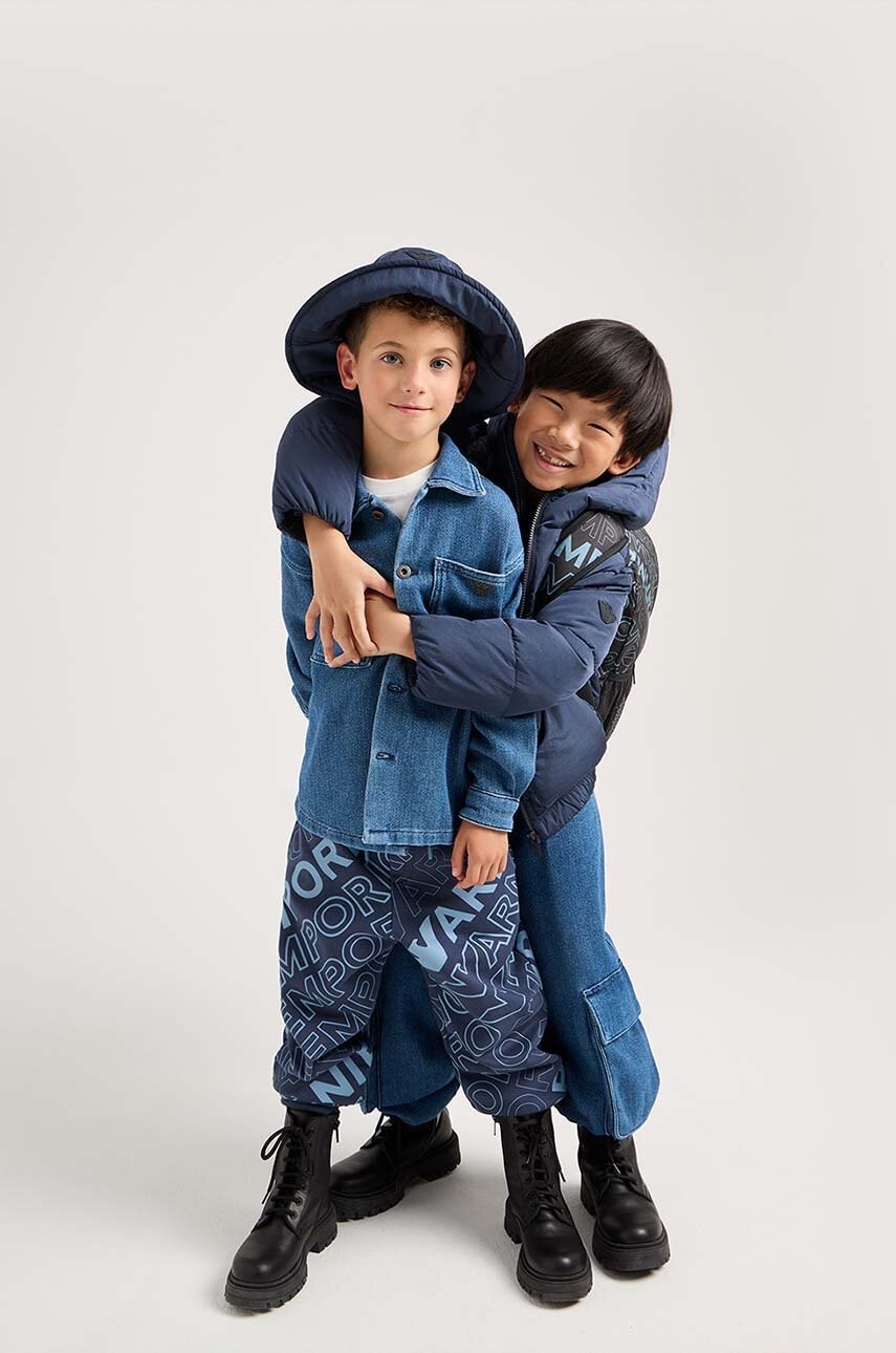 Dětská riflová bunda Emporio Armani