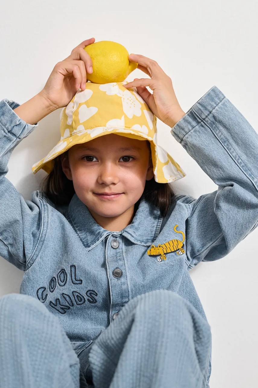 Dětská riflová bunda Liewood Kinsley Placement Denim Overshirt