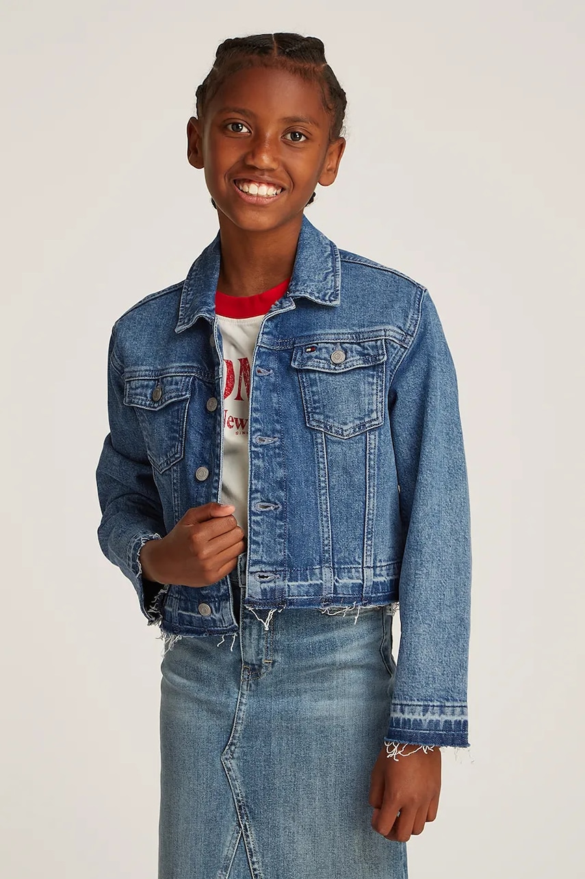 Dětská riflová bunda Tommy Hilfiger