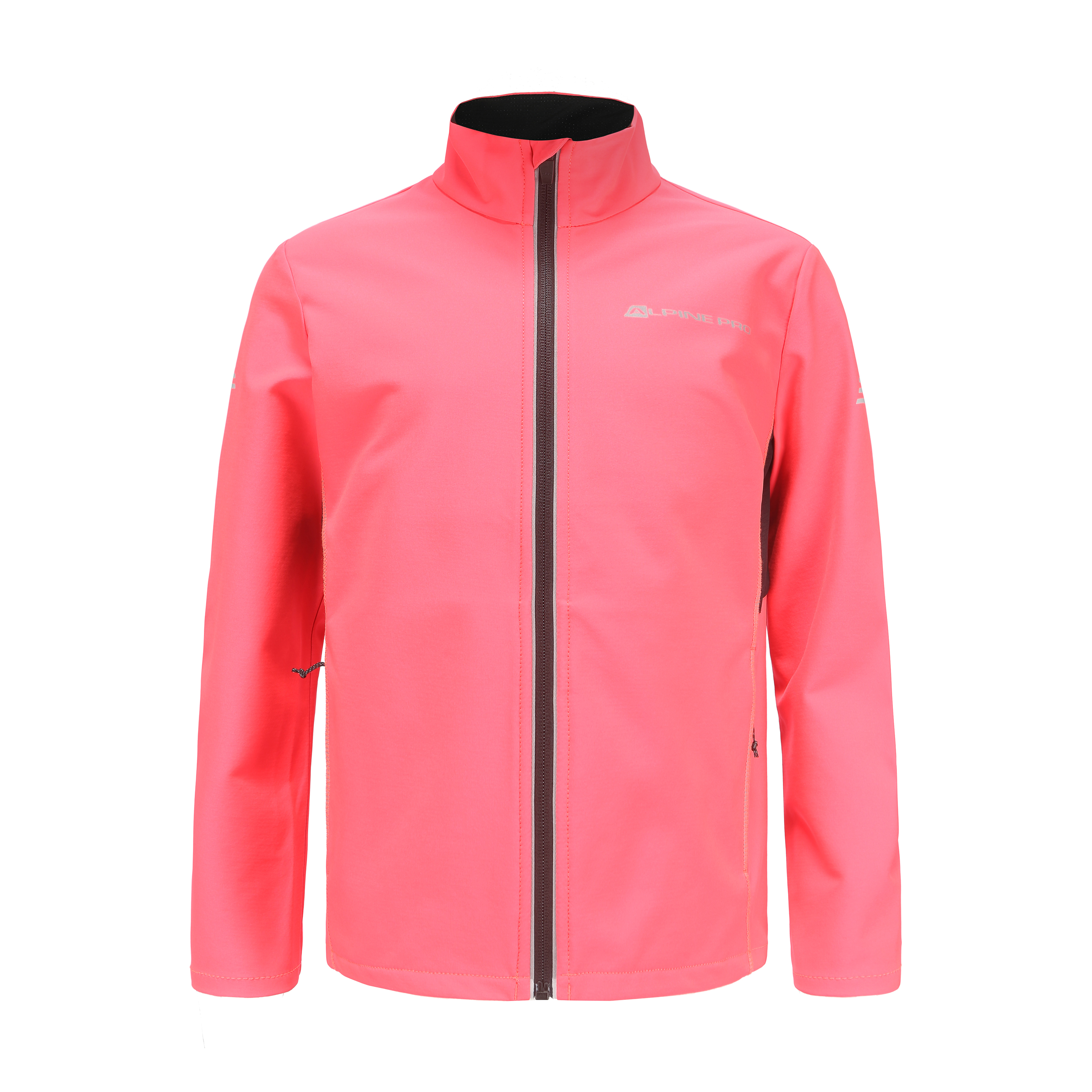 Dětská softshellová bunda ALPINE PRO GESSECO diva pink