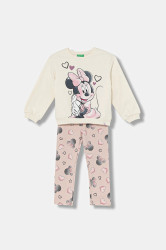 Dětská souprava United Colors of Benetton 2-pack béžová barva, 3LEJGK00T